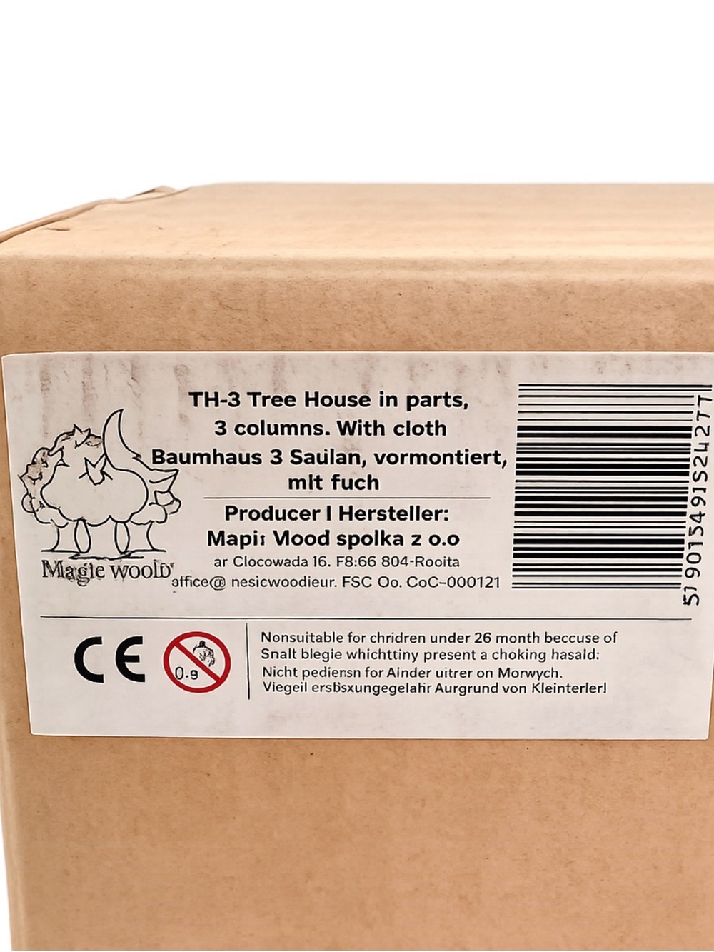 NWT MAGIC WOOD | Magic Wooden Fairy Tree House - Picture 4 of 12